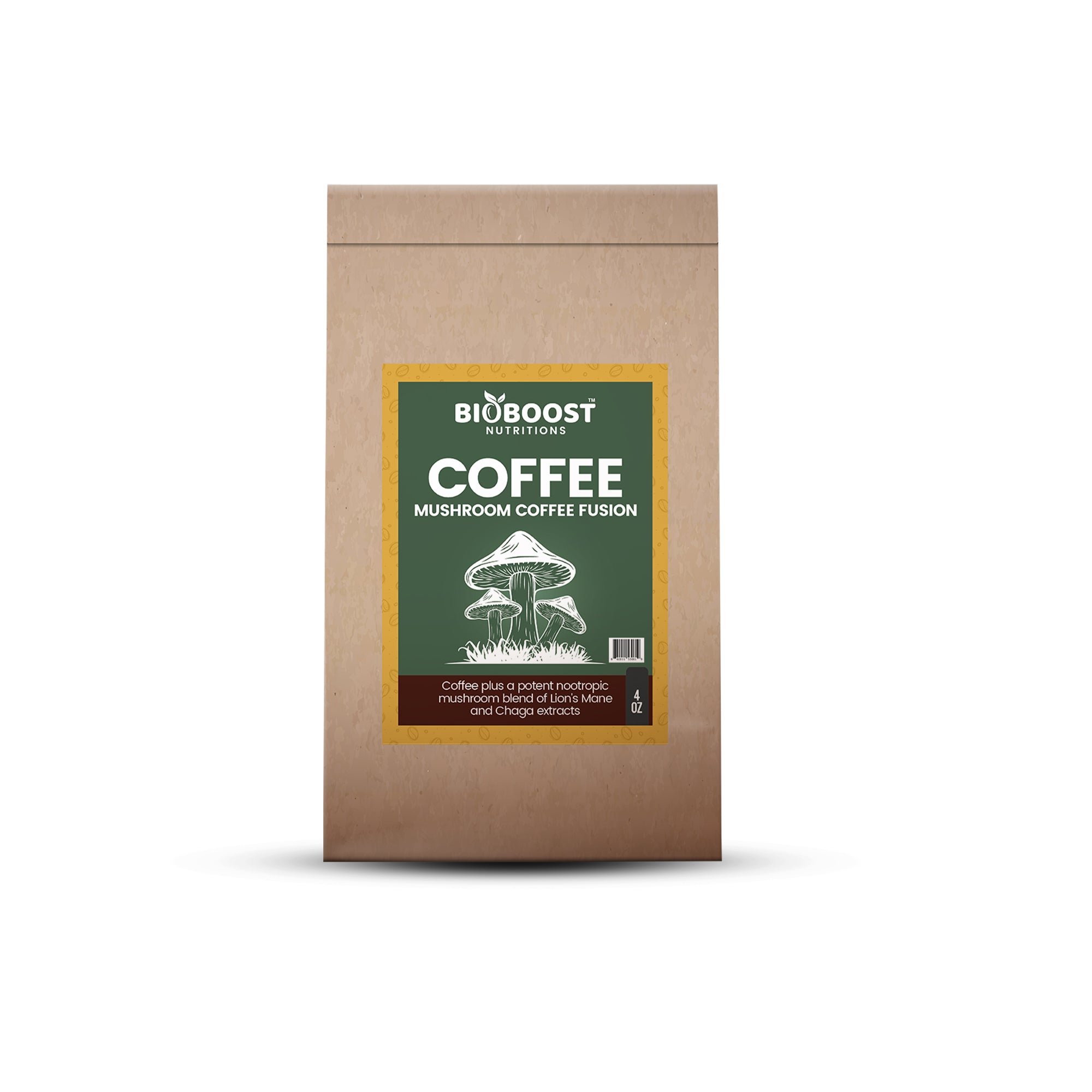 Mushroom Coffee Fusion - Lion’s Mane & Chaga 4oz