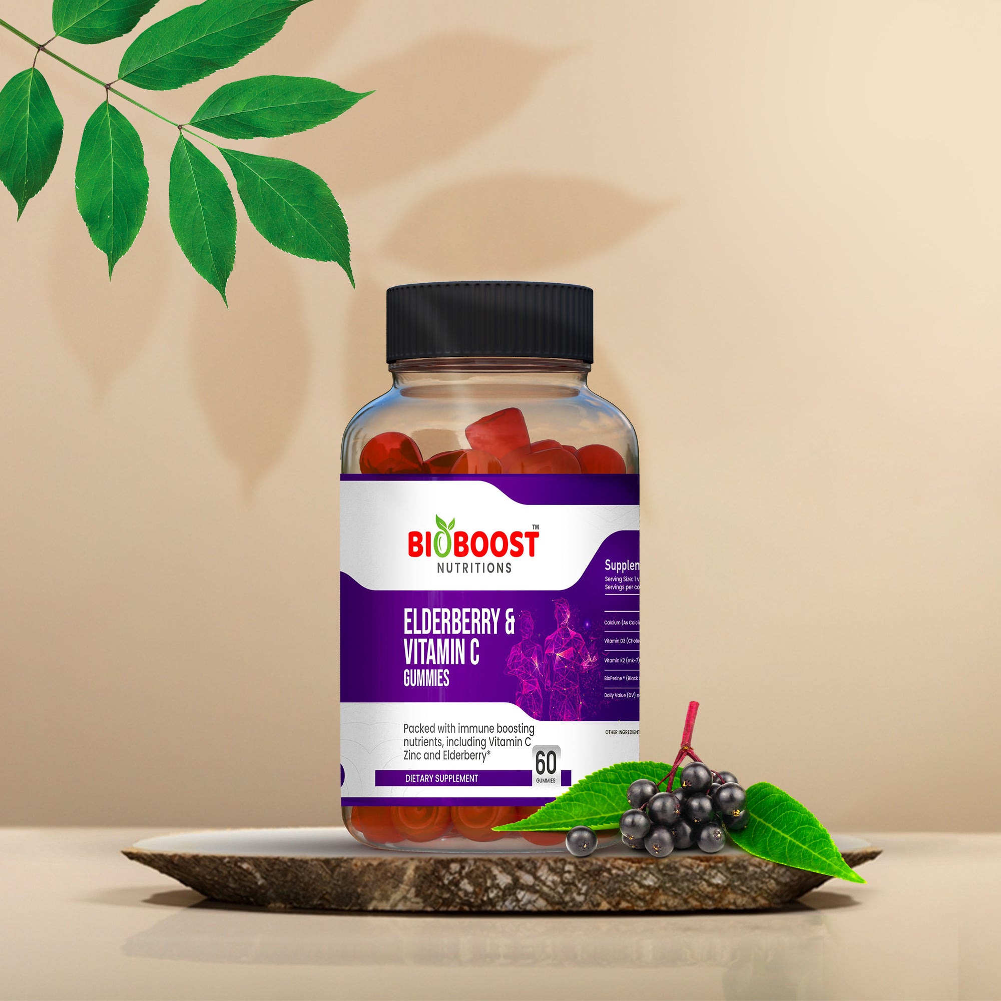 Elderberry & Vitamin C Gummies