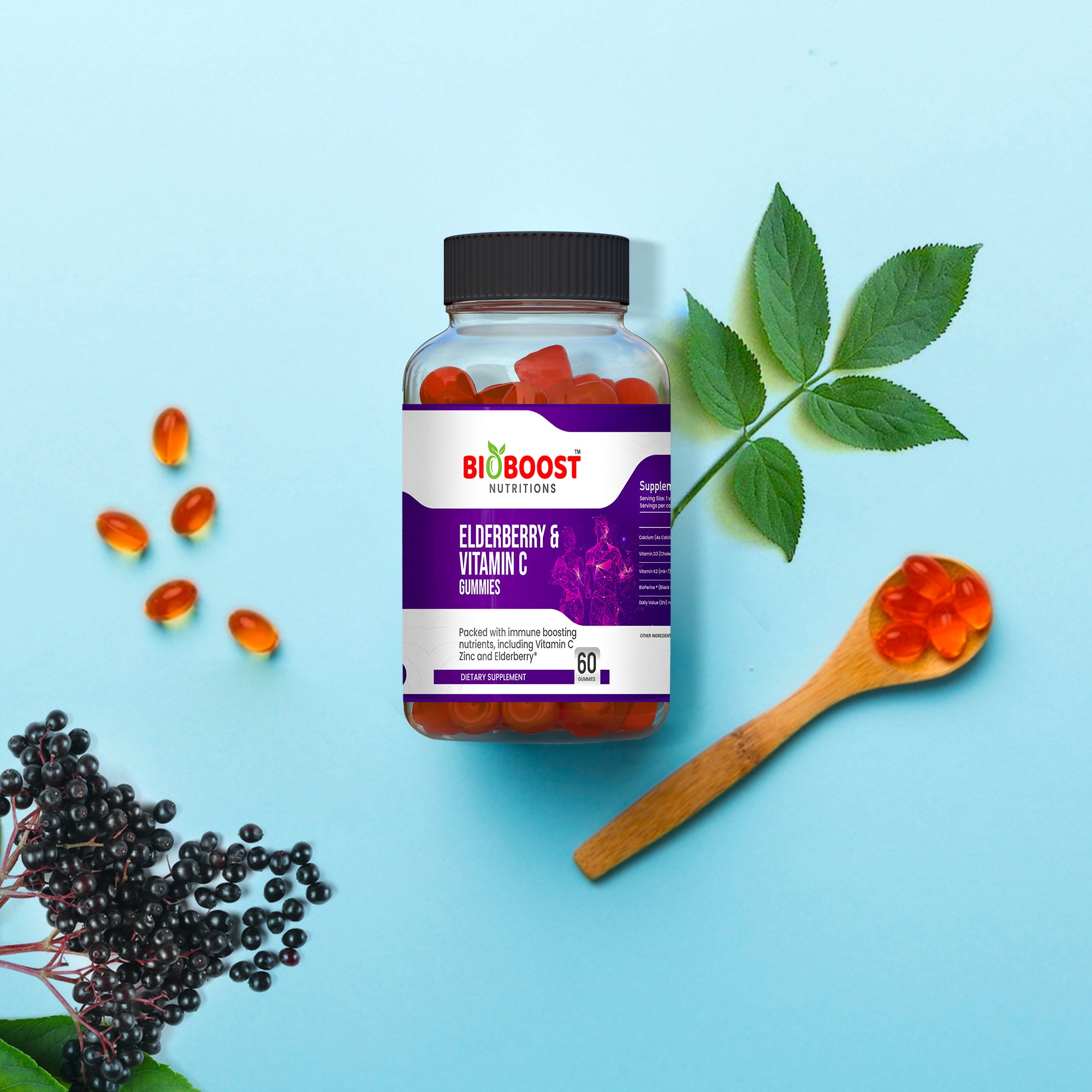 Elderberry & Vitamin C Gummies