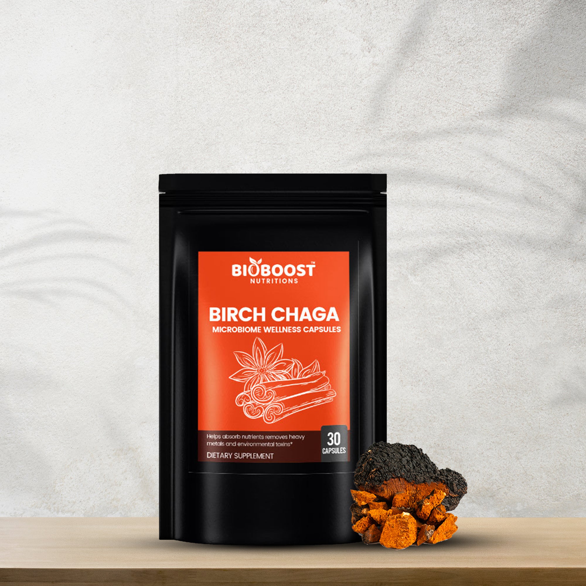 Birch Chaga Microbiome Wellness Capsules
