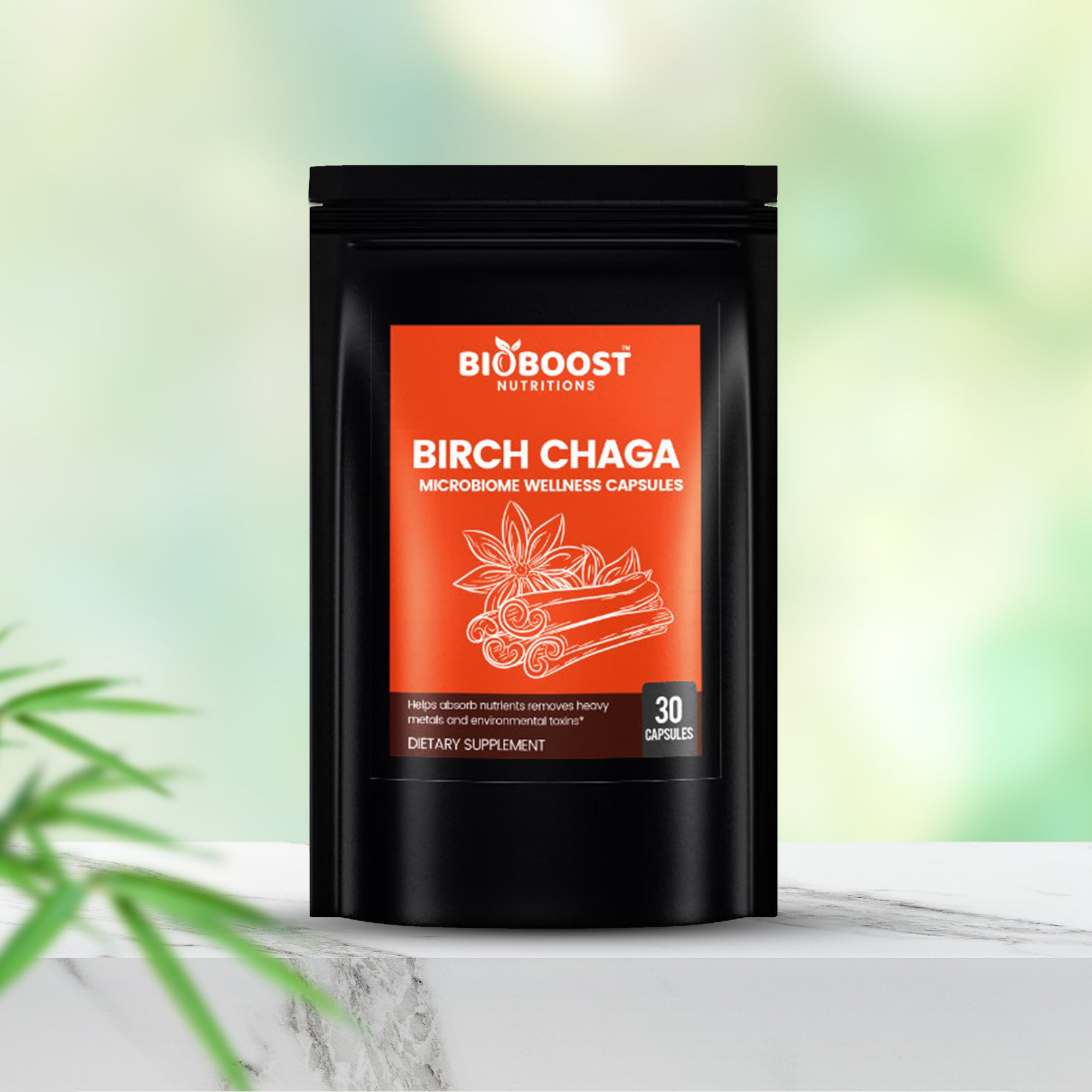 Birch Chaga Microbiome Wellness Capsules