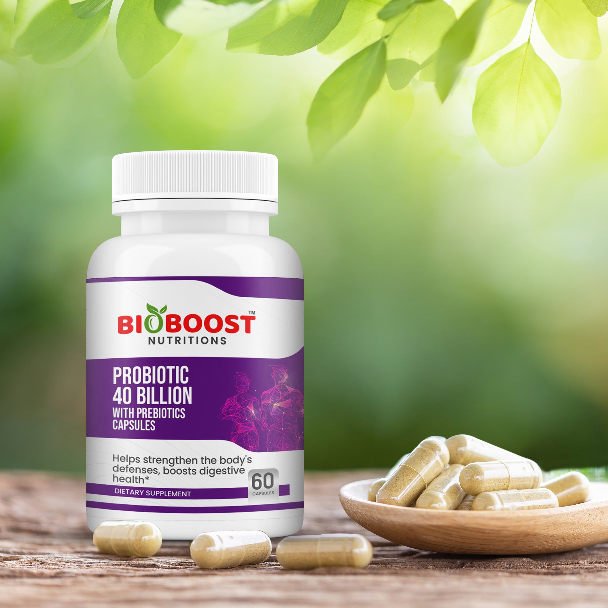 Probiotic 40 Billion with Prebiotics