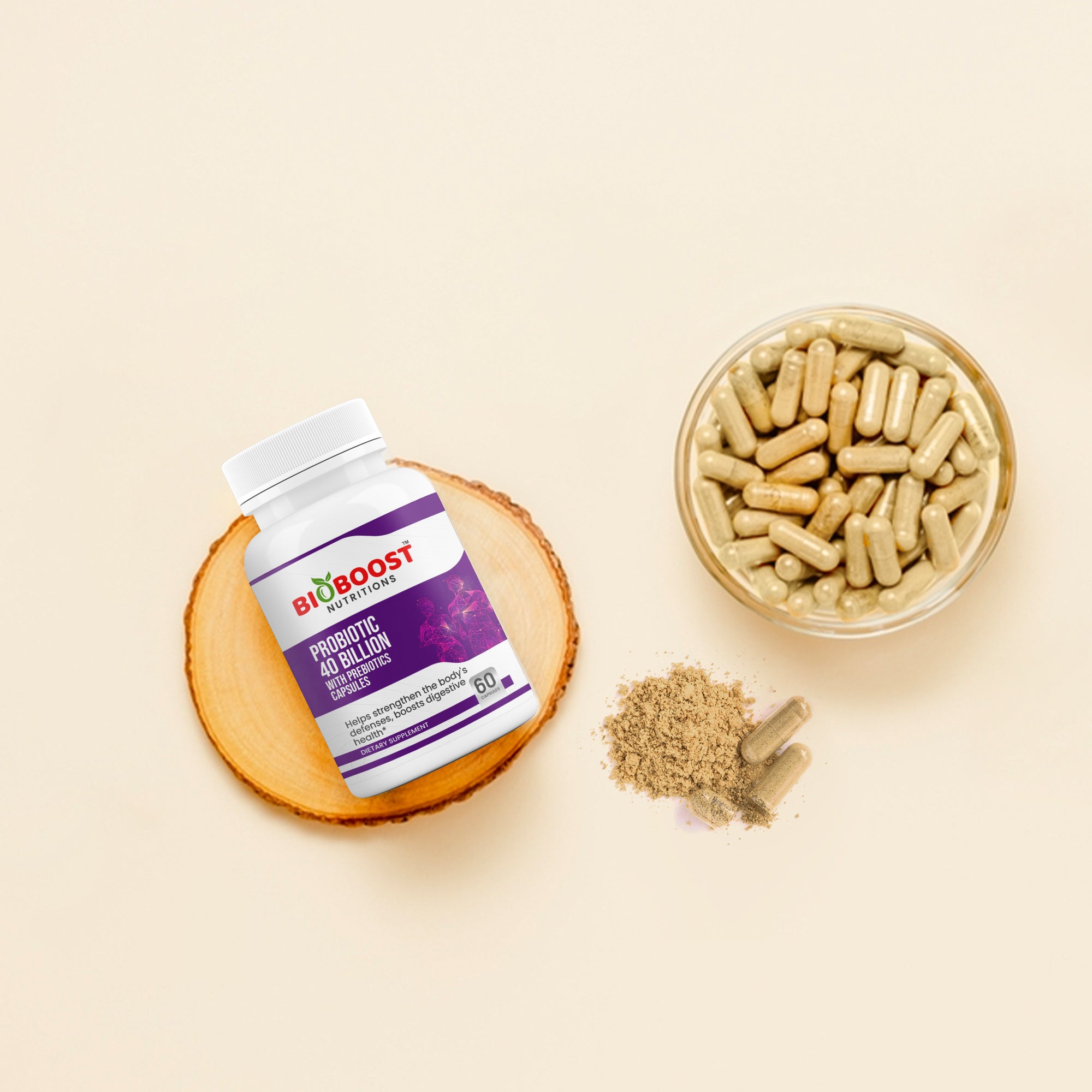 Probiotic 40 Billion with Prebiotics