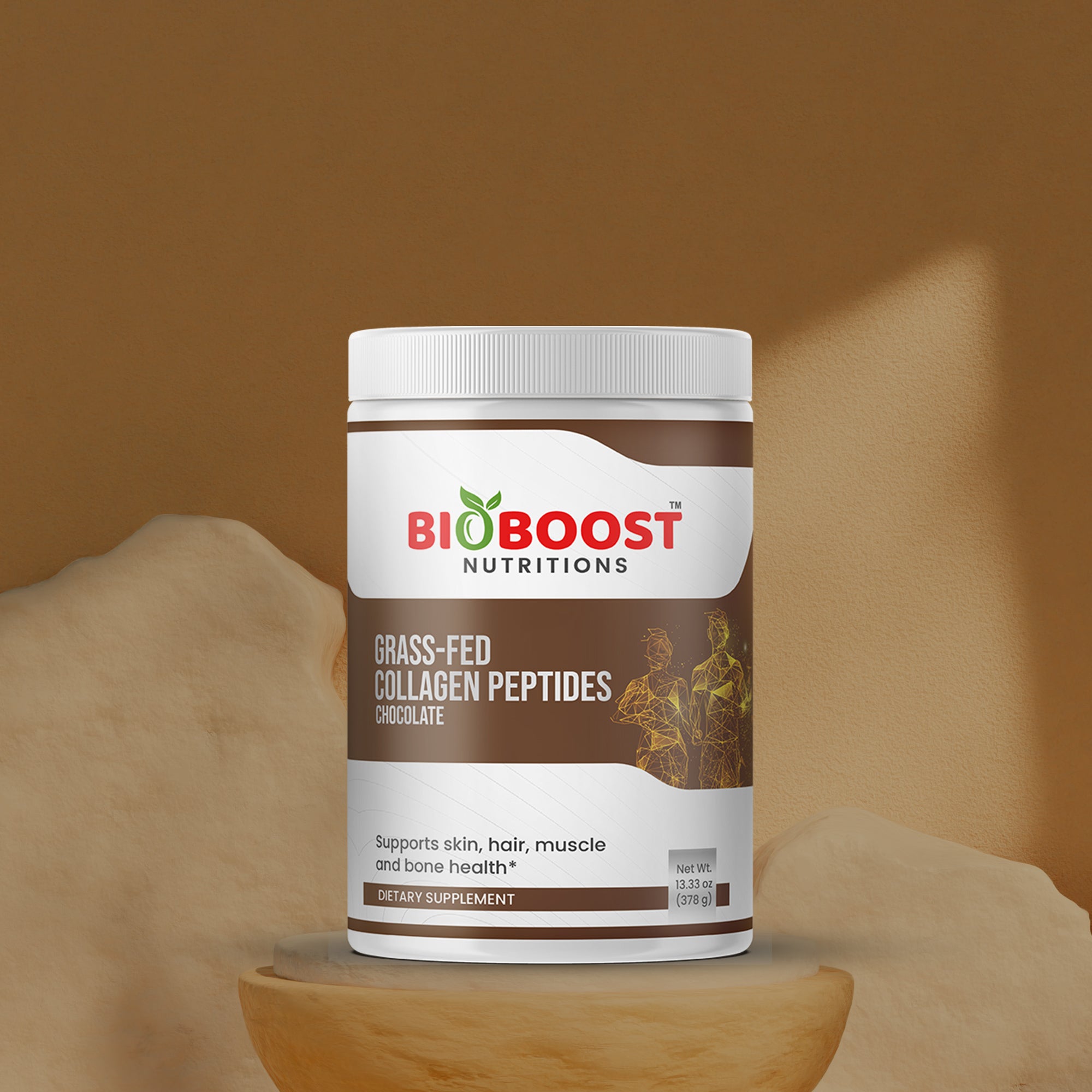 Grass-Fed Collagen Peptides Powder (Chocolate)