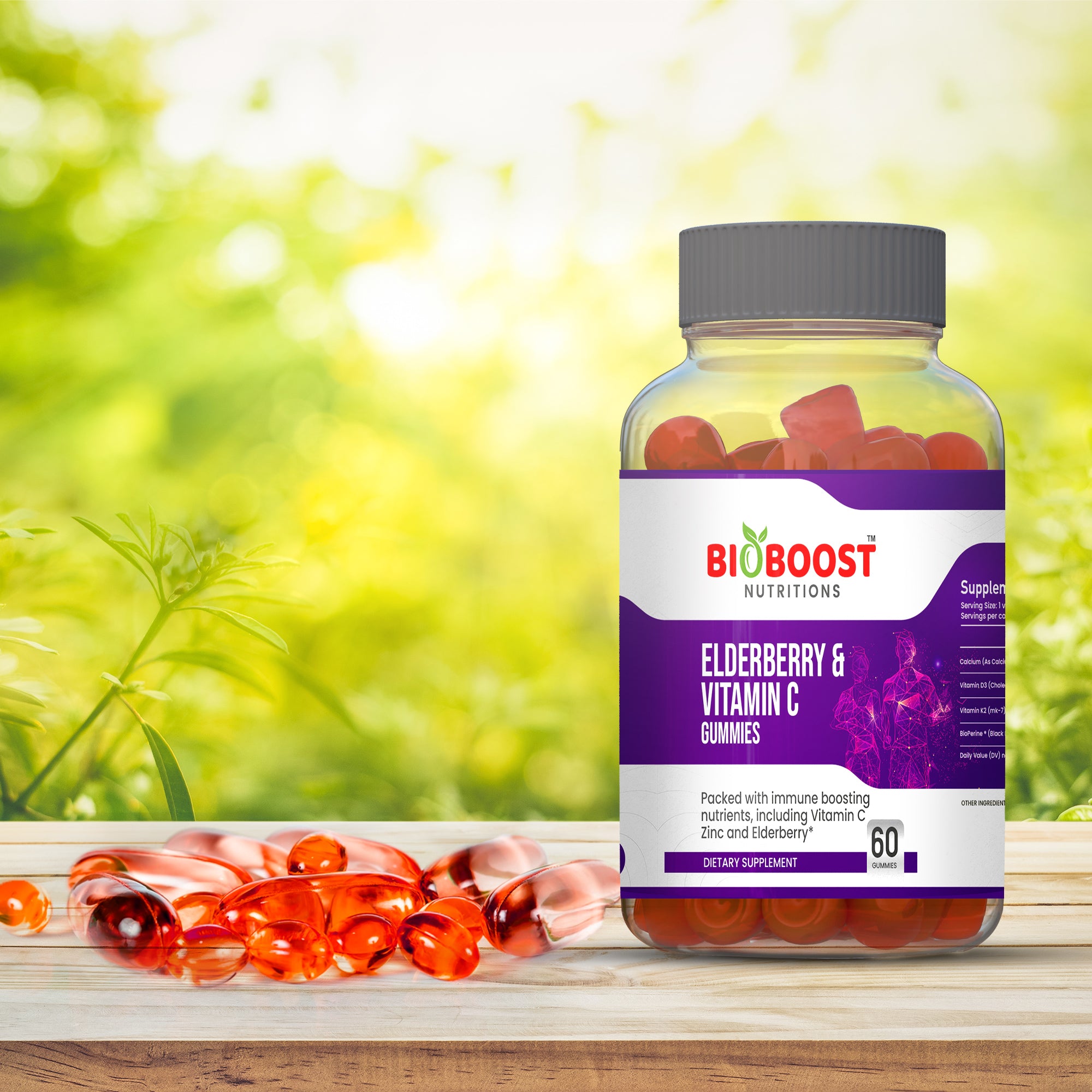 Elderberry & Vitamin C Gummies