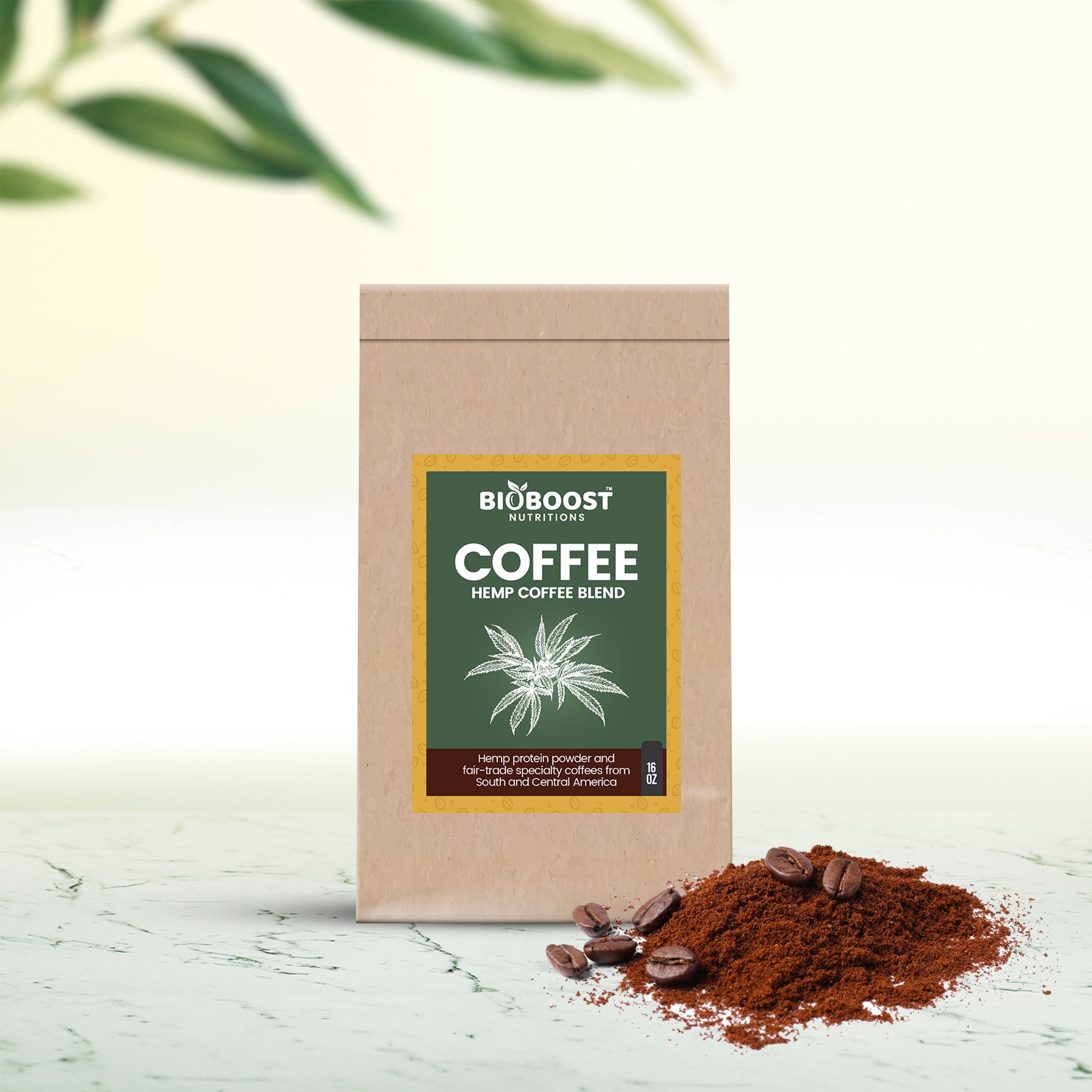 Organic Hemp Coffee Blend - Medium Roast 16oz